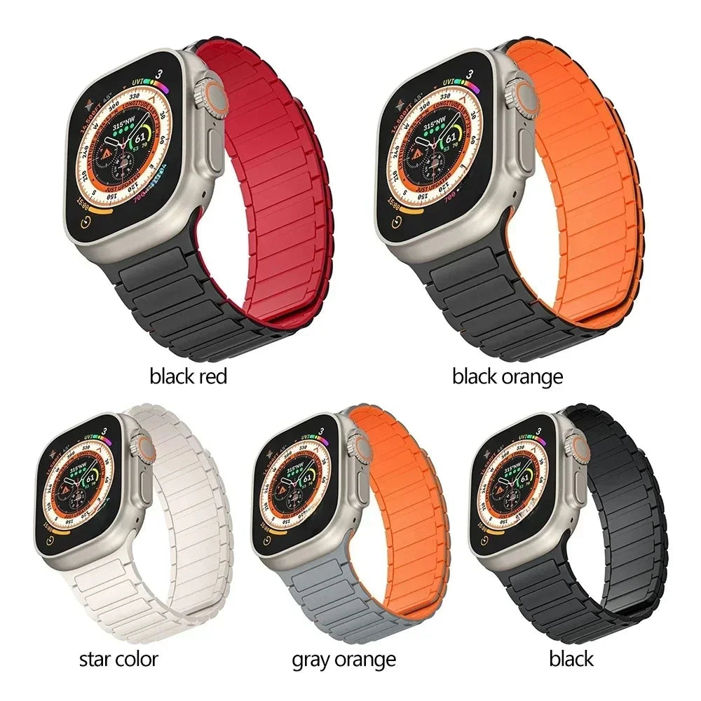 iWatch Series Magnetic Loop Silicone Bracelet